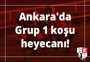 Ankara'da Grup 1 koşu heyecanı