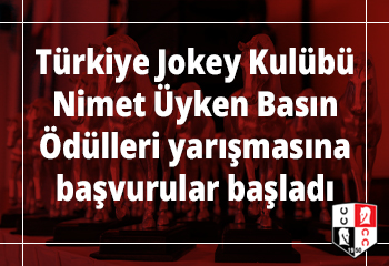 Türkiye Jokey Kulübü Nimet Üyken Basın Ödülleri yarışmasına başvurular başladı