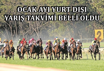 Ocak ayı yurt dışı yarış takvimi belli oldu