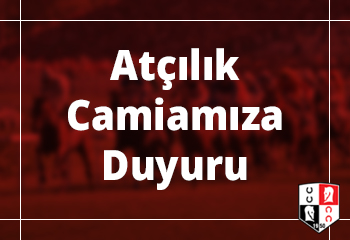 Atçılık Camiamıza Duyuru