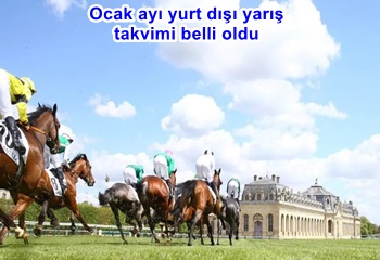 Ocak ayı yurt dışı yarış takvimi belli oldu